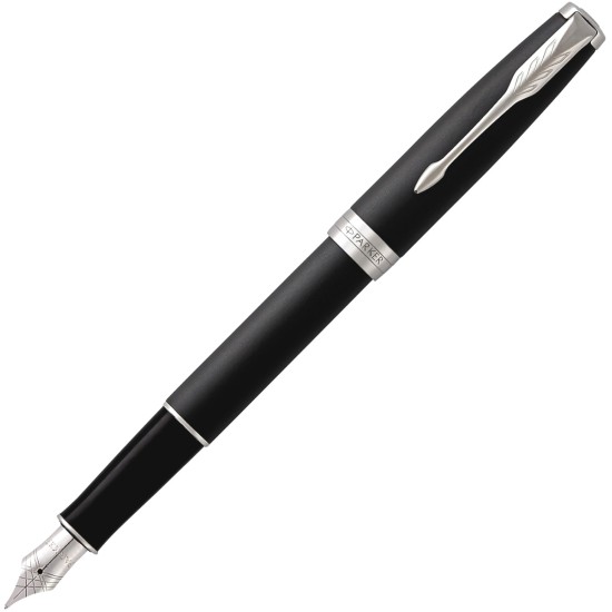 Перьевая ручка Parker Sonnet Core F529, Matte Black CT (Перо F)